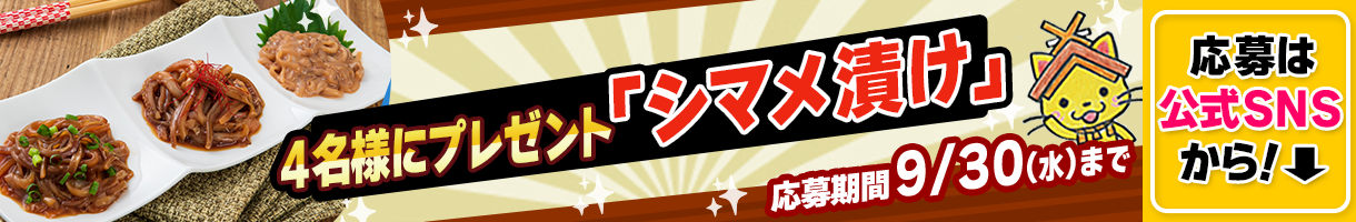 応募は公式SNSから！