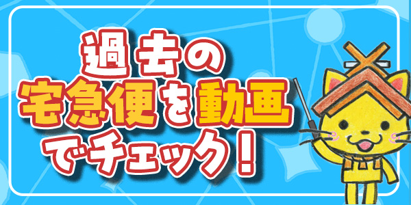 過去の宅配便を動画でチェック