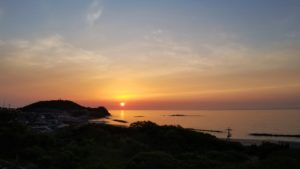 五十猛の夕日01